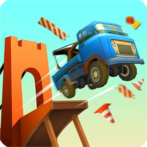 Bridge Constructor Stunts 1.4 بازی پل سازی + مود برای اندروید