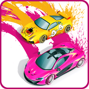 Splash Cars v1.5.09 دانلود بازی ماشین های رنگ پاش + مود برای اندروید